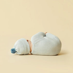 WILSON & FRENCHY Knitted Cable Growsuit - Bluebell BABY CLOTHING - Zabecca Living