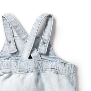 WILSON & FRENCHY Organic Bodysuit - Denim BABY CLOTHING - Zabecca Living