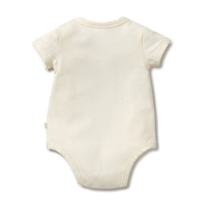 WILSON & FRENCHY Organic Bodysuit - Life Is Beautiful BABY CLOTHING - Zabecca Living