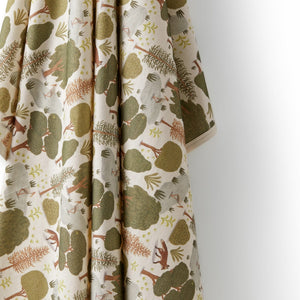 WILSON & FRENCHY Organic Bunny Rug - Little Trees BABY BLANKET - Zabecca Living