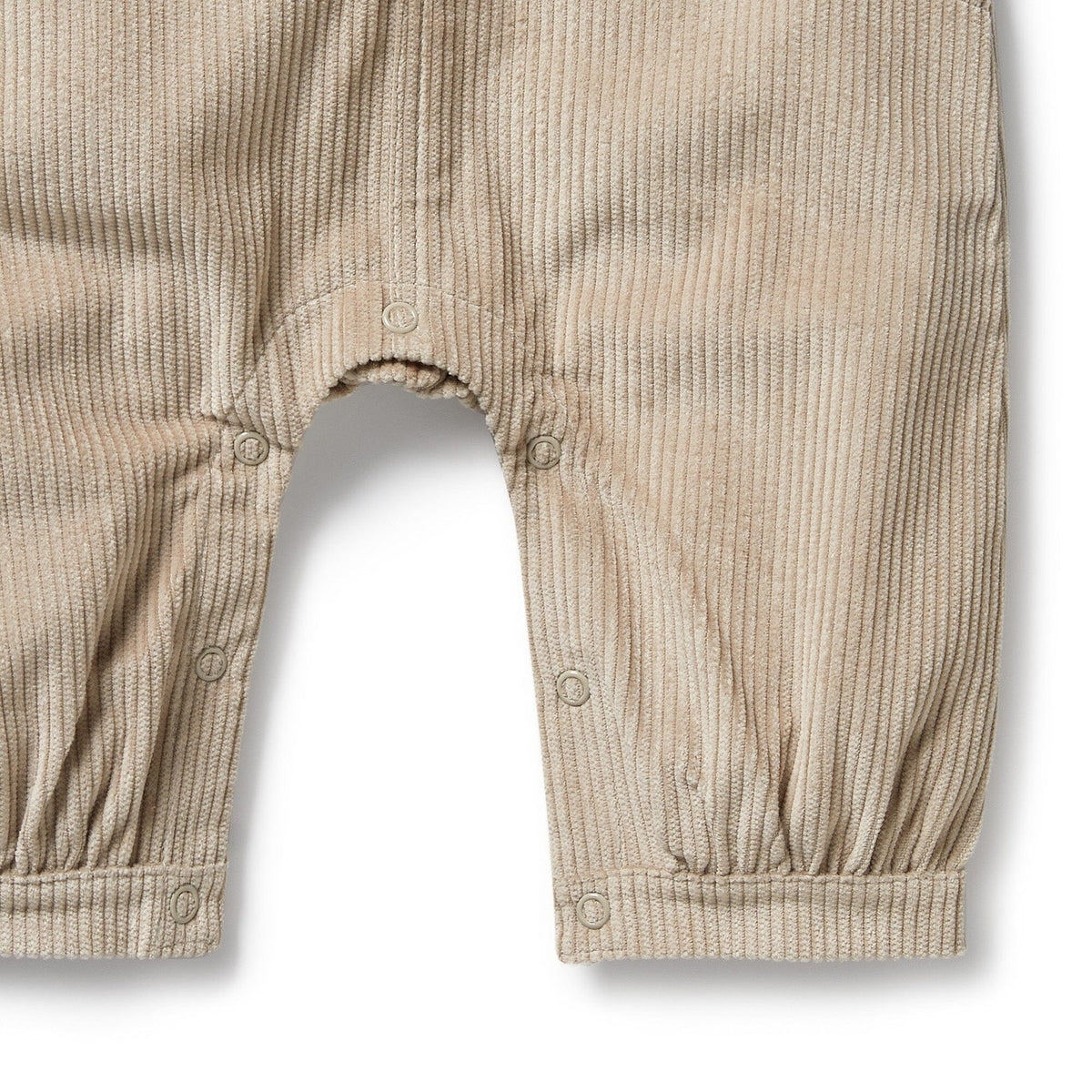 WILSON & FRENCHY Organic Cord Overall - Sand BABY CLOTHING - Zabecca Living