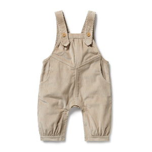 WILSON & FRENCHY Organic Cord Overall - Sand BABY CLOTHING - Zabecca Living