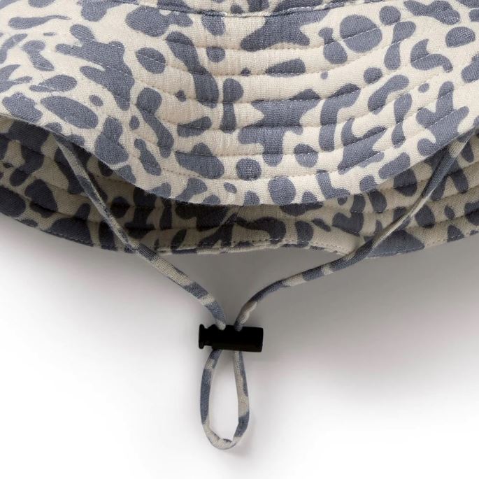 WILSON & FRENCHY Organic Crinkle Sun Hat - Blue Coral Baby Hat - Zabecca Living