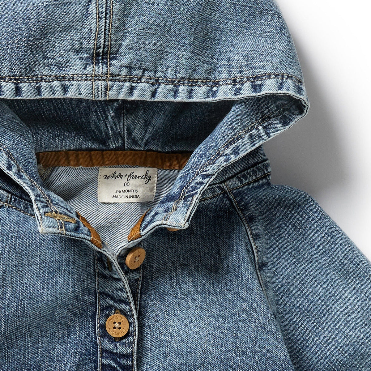 WILSON & FRENCHY Organic Denim Jacket Toddler Clothing - Zabecca Living