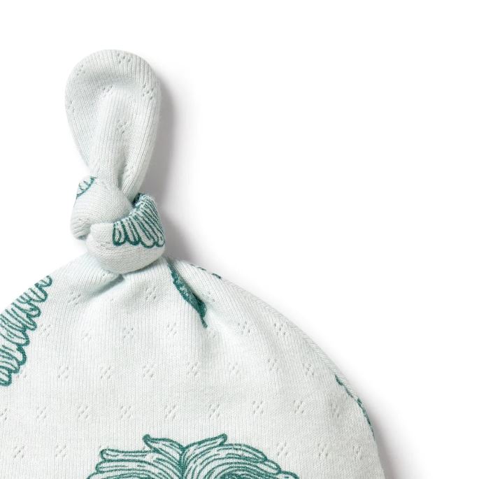 WILSON & FRENCHY Organic Knot Hat - Little Lion BABY - Zabecca Living
