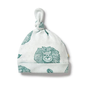 WILSON & FRENCHY Organic Knot Hat - Little Lion BABY - Zabecca Living