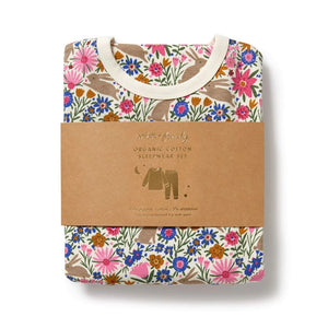 WILSON & FRENCHY Organic Long Sleeve Pyjamas - Bunny Hop BABY CLOTHING - Zabecca Living