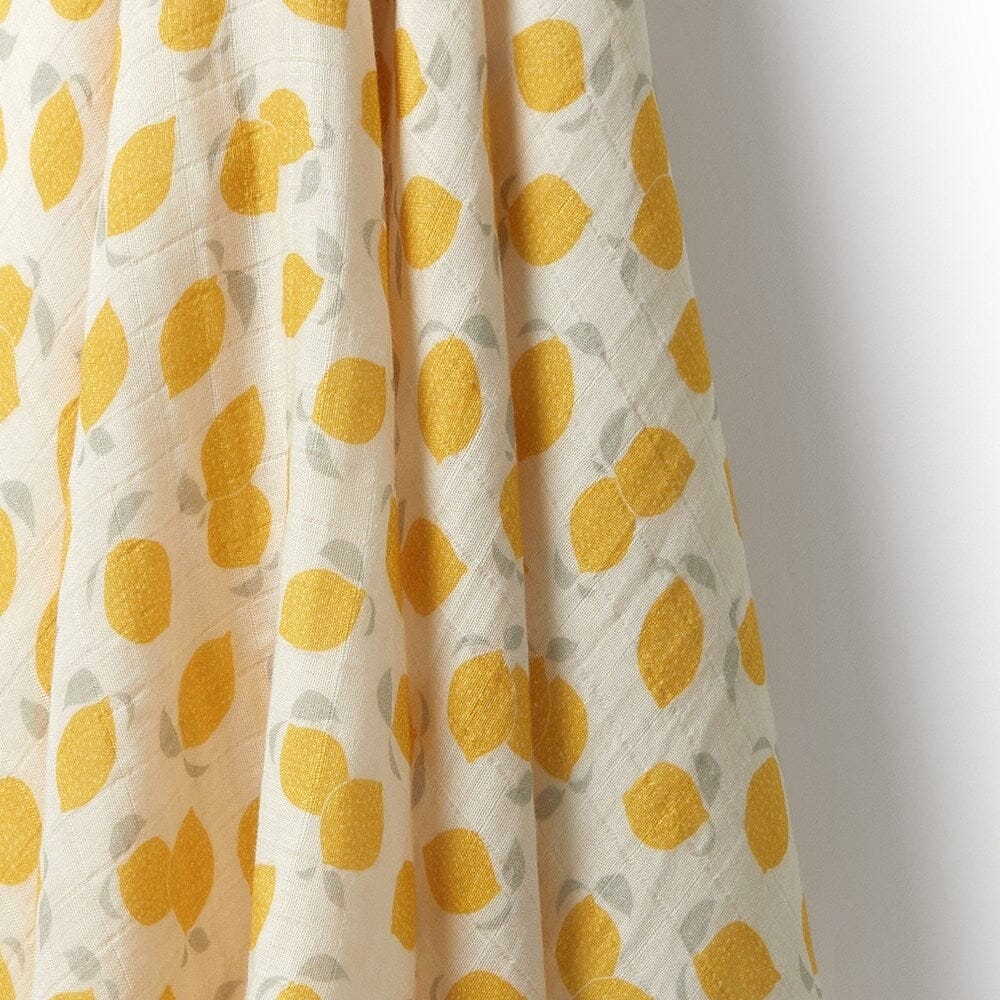 WILSON & FRENCHY Organic Muslin - Lemon Drop BABY BLANKET - Zabecca Living