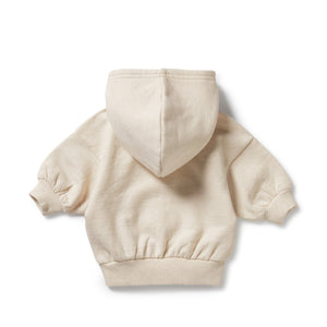 WILSON & FRENCHY Organic Terry Hooded Sweat - Oatmeal Toddler Clothing - Zabecca Living