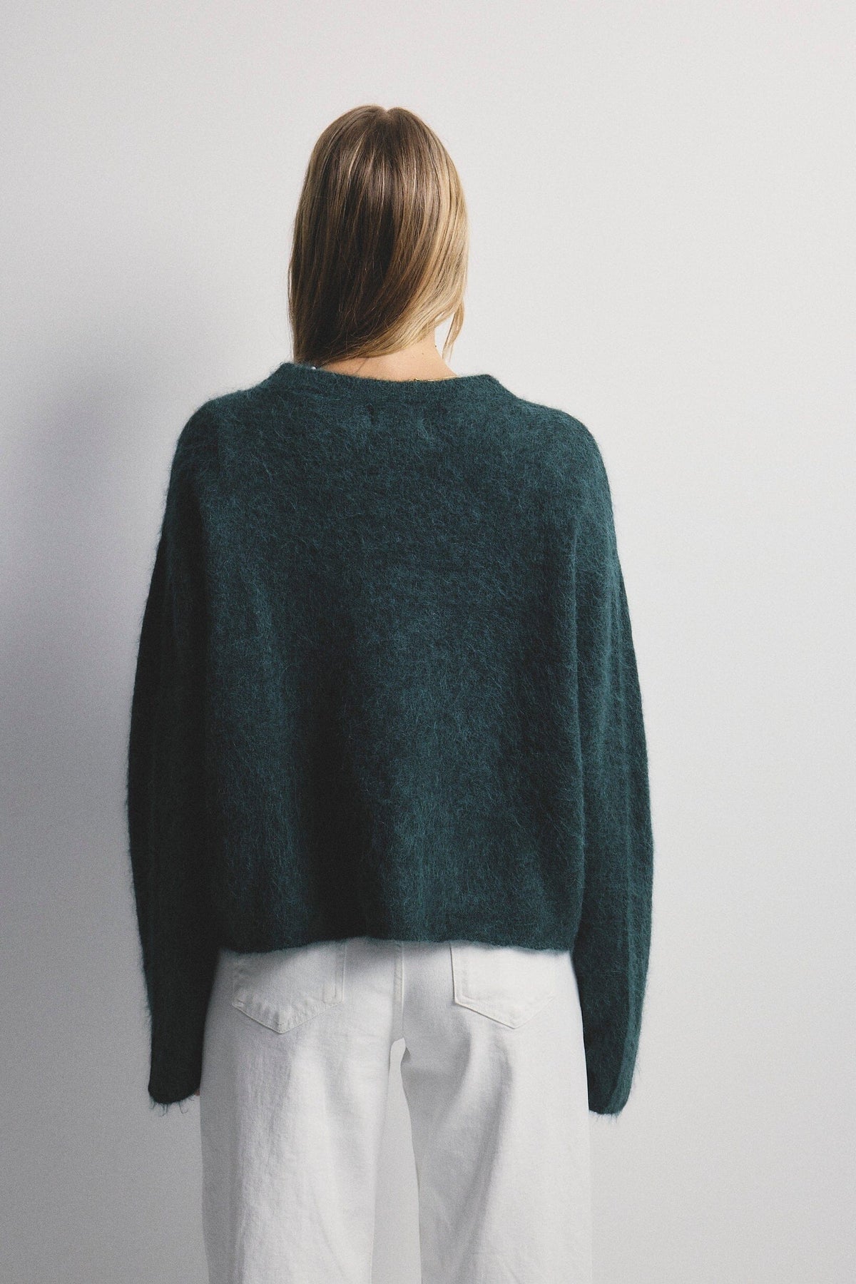 WORLD OF NOMADS Ava Knit - Dark green Jumpers + Knitwear - Zabecca Living