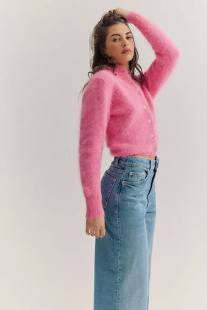 WORLD OF NOMADS Bella Button Up Cardigan - Bloom Jumpers + Knitwear - Zabecca Living