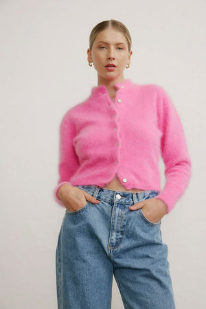 WORLD OF NOMADS Bella Button Up Cardigan - Bloom Jumpers + Knitwear - Zabecca Living