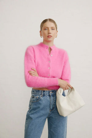 WORLD OF NOMADS Bella Button Up Cardigan - Bloom Jumpers + Knitwear - Zabecca Living