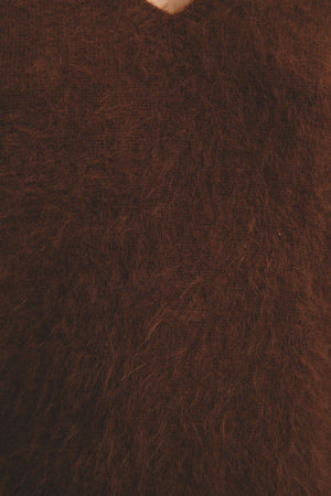 WORLD OF NOMADS Ebony Vest - Chocolate Jumpers + Knitwear - Zabecca Living