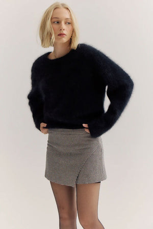 WORLD OF NOMADS Stella Boat Neck Knit - Black Jumpers + Knitwear - Zabecca Living