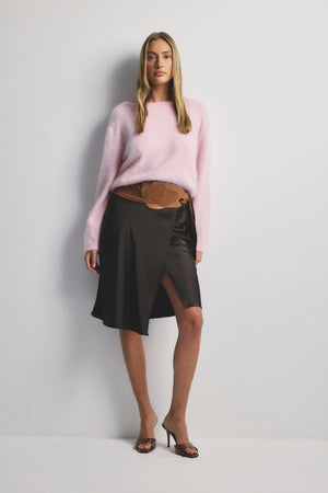 WORLD OF NOMADS Stella Boat Neck Knit - Rosewater Jumpers + Knitwear - Zabecca Living
