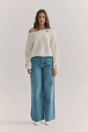 WORLD OF NOMADS Stella Boat Neck Knit - Snow Jumpers + Knitwear - Zabecca Living
