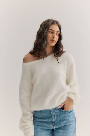 WORLD OF NOMADS Stella Boat Neck Knit - Snow Jumpers + Knitwear - Zabecca Living
