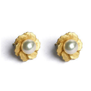 YiSu DESIGN Flower Stud Earrings Earrings - Zabecca Living