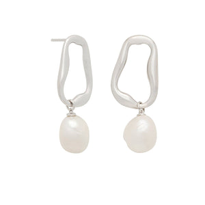 YiSu DESIGN Linked Gem Earrings - Silver Earrings - Zabecca Living