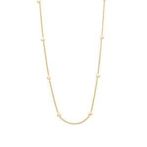 YiSu DESIGN Love Hearts Chain Necklace Necklace - Zabecca Living