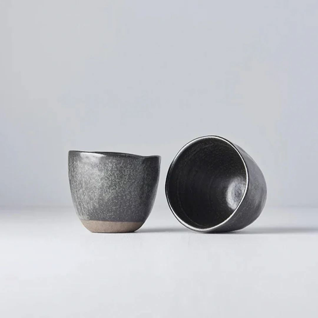ZABECCA LIVING Lopsided Mug 200ml - Black COFFEE, TEA & DRINKS - Zabecca Living