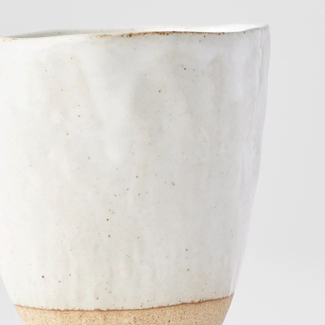ZABECCA LIVING Lopsided Mug 275ml - White COFFEE, TEA & DRINKS - Zabecca Living