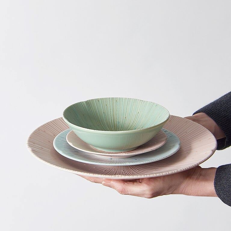ZABECCA LIVING Tsubaki Ice Sakura Dessert Bowl - Pink bowl - Zabecca Living