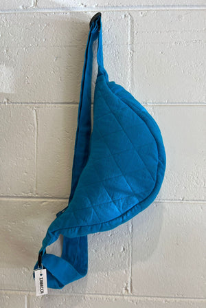 ZABECCA THE LABEL Banana Bag - Electric Blue HANDBAG - Zabecca Living