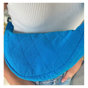 ZABECCA THE LABEL Banana Bag - Electric Blue HANDBAG - Zabecca Living