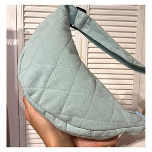 ZABECCA THE LABEL Banana Bag - Light Blue HANDBAG - Zabecca Living