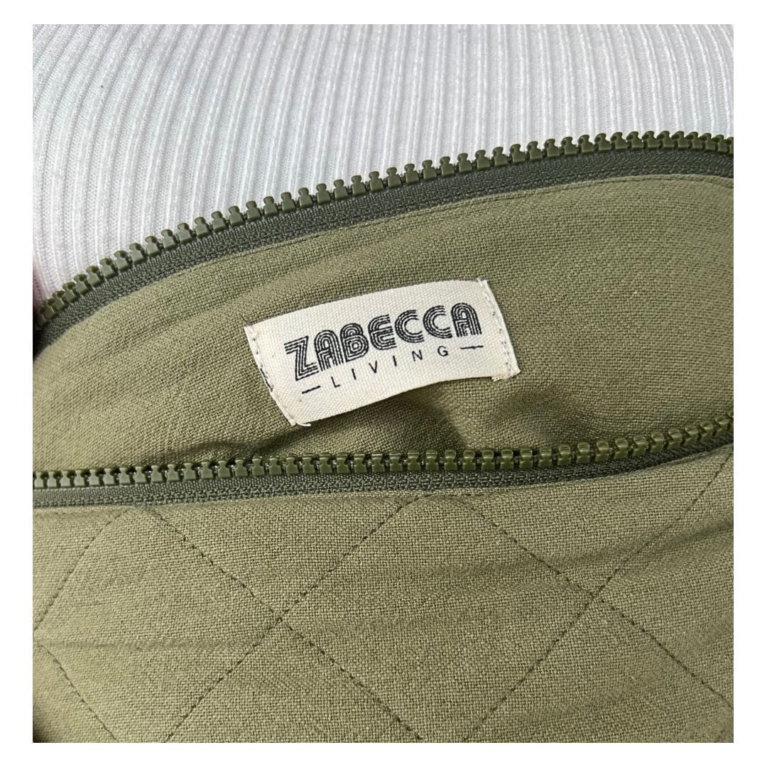 ZABECCA THE LABEL Banana Bag - Moss Green HANDBAG - Zabecca Living