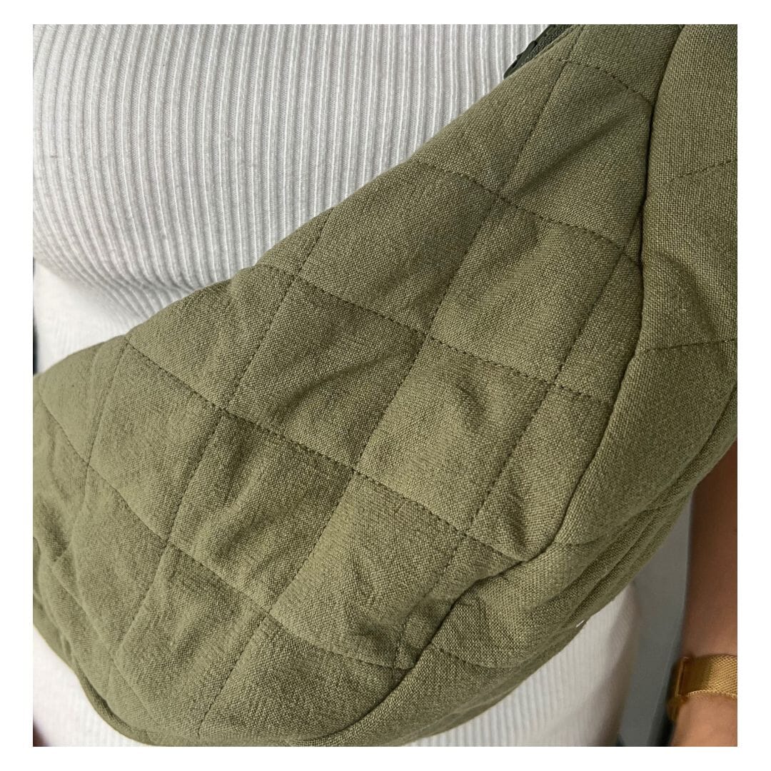 ZABECCA THE LABEL Banana Bag - Moss Green HANDBAG - Zabecca Living