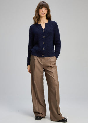 ZAKET & PLOVER Alpaca Cardi - Midnight CARDIGAN - Zabecca Living