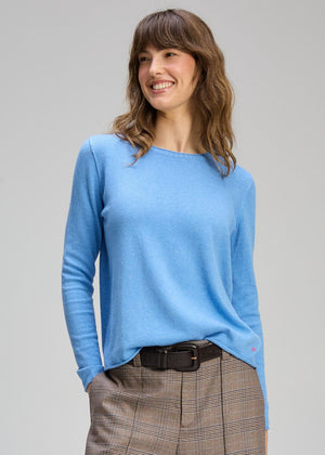 ZAKET & PLOVER Crew Essential - Blueberry Jumpers + Knitwear - Zabecca Living