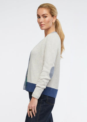 ZAKET & PLOVER Elbow Patch Cardi - Marle CARDIGAN - Zabecca Living