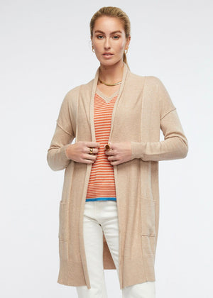 ZAKET & PLOVER Essential Cardi - Oat CARDIGAN - Zabecca Living