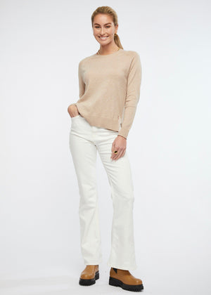 ZAKET & PLOVER Essential Crew - Oat Jumpers + Knitwear - Zabecca Living