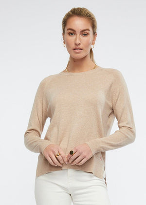 ZAKET & PLOVER Essential Crew - Oat Jumpers + Knitwear - Zabecca Living