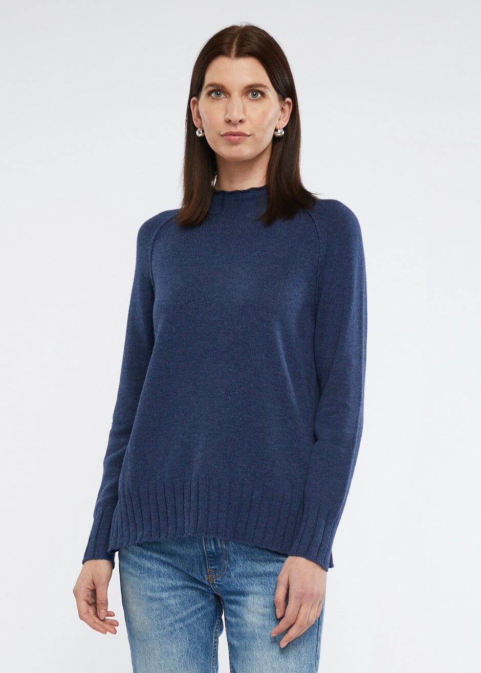 ZAKET & PLOVER Essential Funnel - Denim Jumpers + Knitwear - Zabecca Living