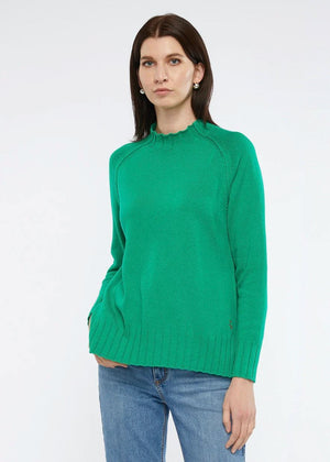 ZAKET & PLOVER Essential Funnel - Emerald Jumpers + Knitwear - Zabecca Living