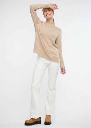 ZAKET & PLOVER Essential Funnel - Oat Jumpers + Knitwear - Zabecca Living