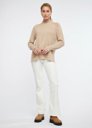 ZAKET & PLOVER Essential Funnel - Oat Jumpers + Knitwear - Zabecca Living