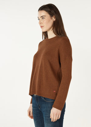 ZAKET & PLOVER Essential Round Neck Jumper - Coffee Jumpers + Knitwear - Zabecca Living