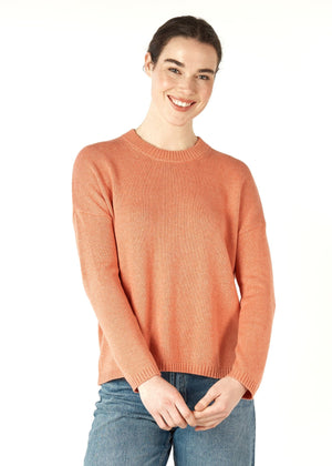 ZAKET & PLOVER Essential Round Neck Jumper - Peach Jumpers + Knitwear - Zabecca Living
