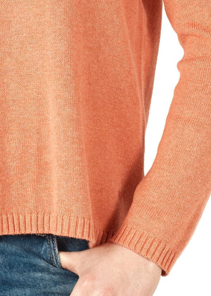 ZAKET & PLOVER Essential Round Neck Jumper - Peach Jumpers + Knitwear - Zabecca Living