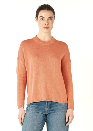 ZAKET & PLOVER Essential Round Neck Jumper - Peach Jumpers + Knitwear - Zabecca Living