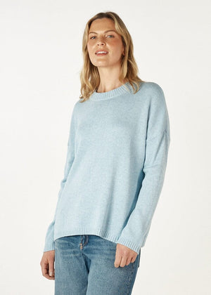 ZAKET & PLOVER Essential Round Neck Jumper - Powder Jumpers + Knitwear - Zabecca Living