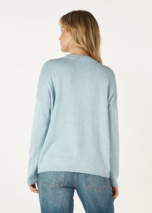 ZAKET & PLOVER Essential Round Neck Jumper - Powder Jumpers + Knitwear - Zabecca Living