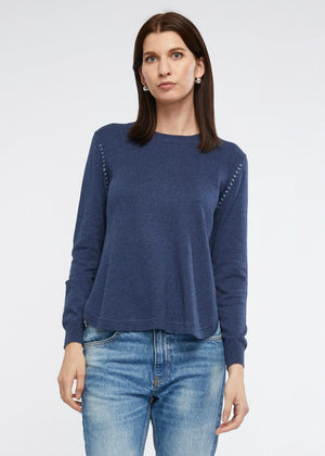 ZAKET & PLOVER Essential Shirt Bottom Knit - Denim Jumpers + Knitwear - Zabecca Living